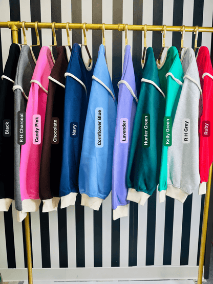 The Steal Contrast Pullover in 11 Colors-AS