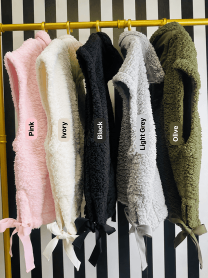 The Steal Oversized Faux Fur Vest in 5 Colors