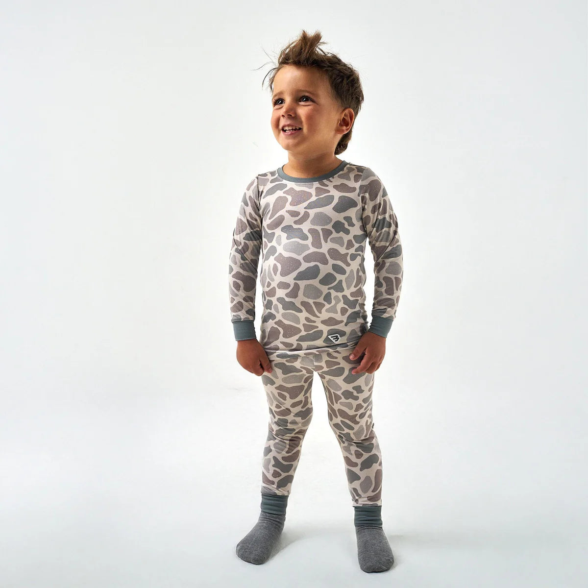 The Youth Performance Pajama Set- Classic Deer Camo
