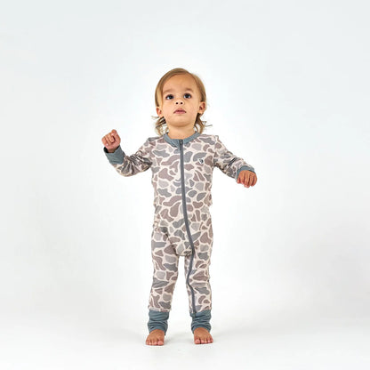 The Baby Zip Up- Classic Deer Camo