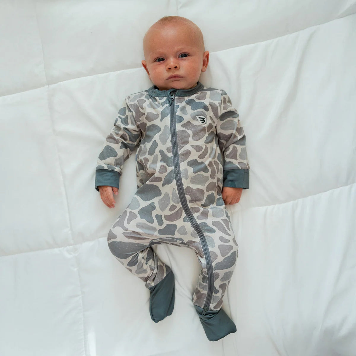 The Baby Zip Up- Classic Deer Camo