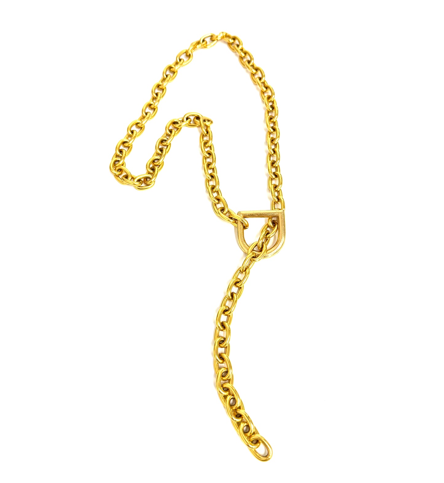 The Yochi Chunky Golden Bit Necklace