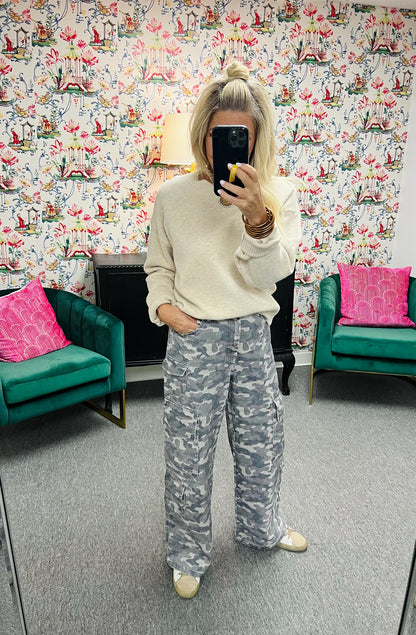 The Buckley Cargo Jeans in Camo-AS