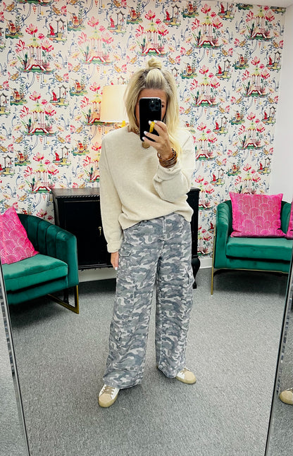 The Buckley Cargo Jeans in Camo-AS