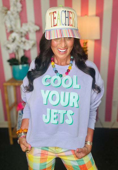 The Cool Your Jets Crop Sweatshirt