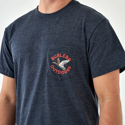 The Burlebo SS Tee in Old School Duck Hunt