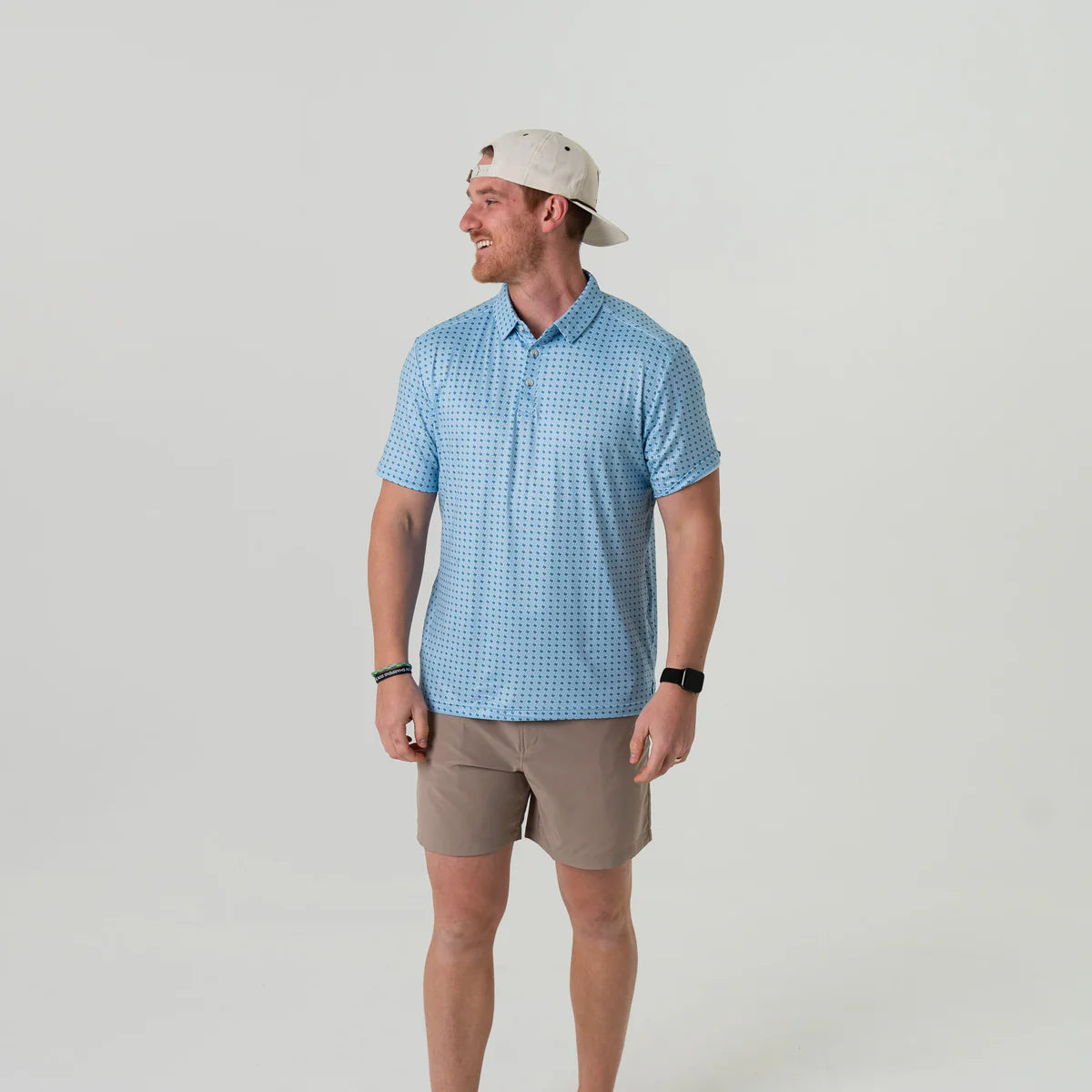 The Burlebo Performance Polo in Texas Light Blue