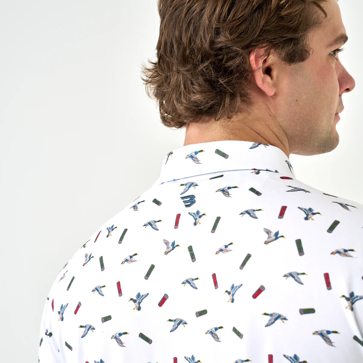 The Burlebo Performance Polo in Ducks & Shells