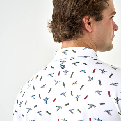 The Burlebo Performance Polo in Ducks & Shells