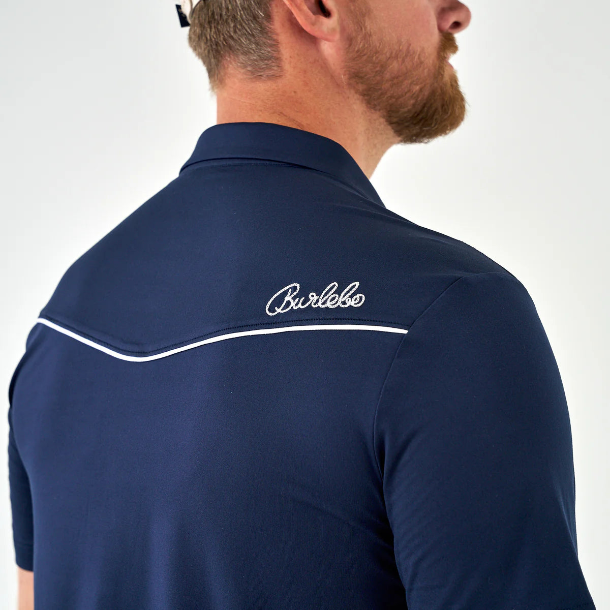 The Burlebo Pearl Snap Performance Polo in 2 Colors