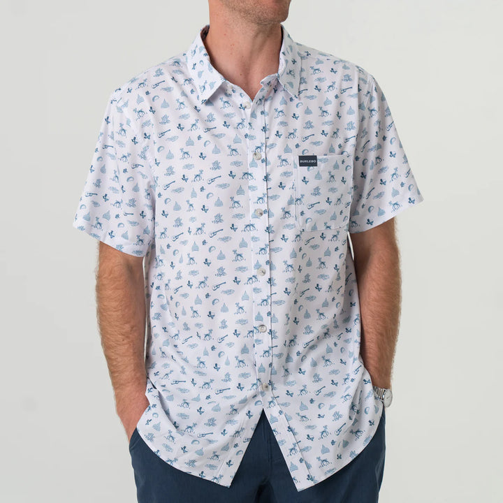 The Burlebo Performance Button Up in Lone Star State