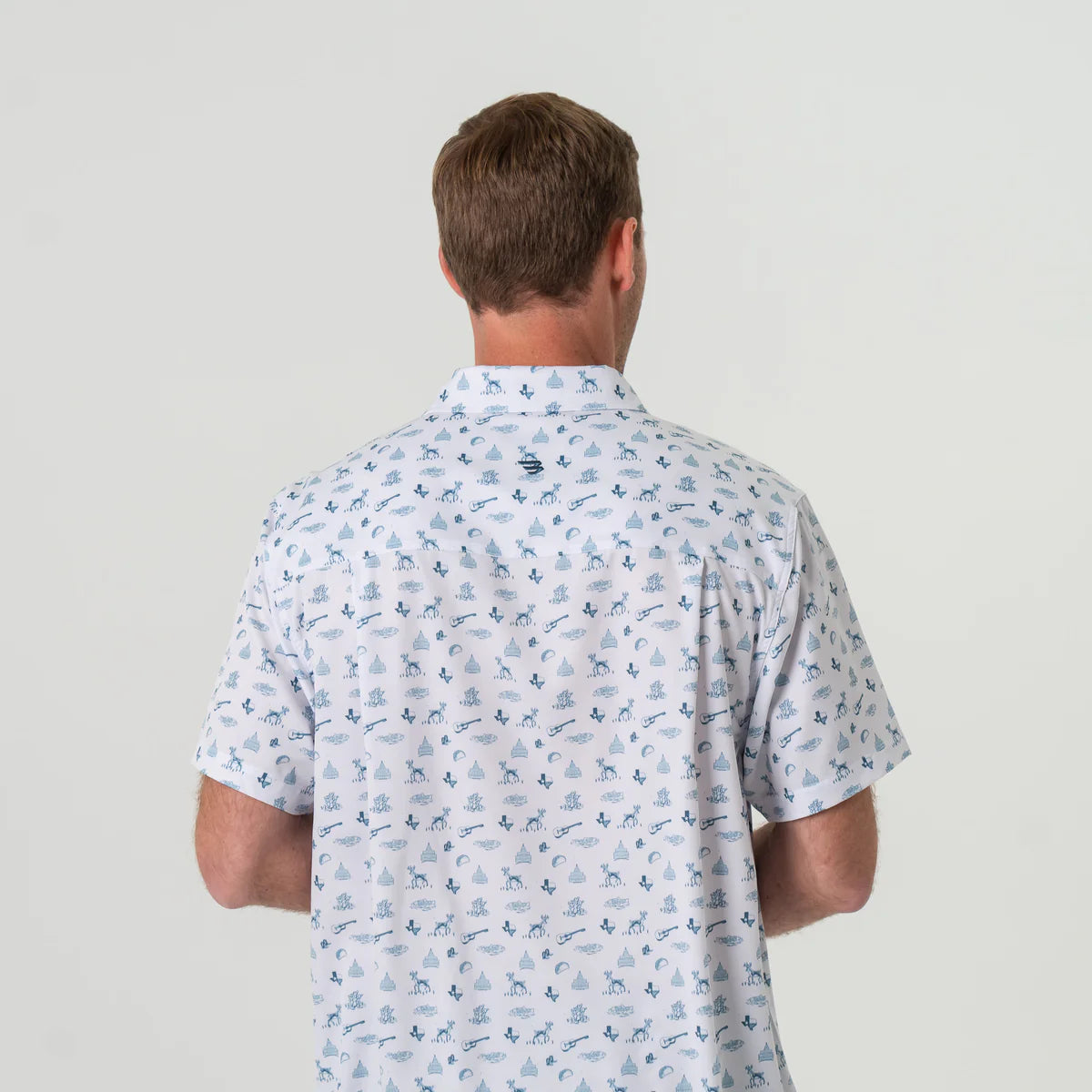 The Burlebo Performance Button Up in Lone Star State