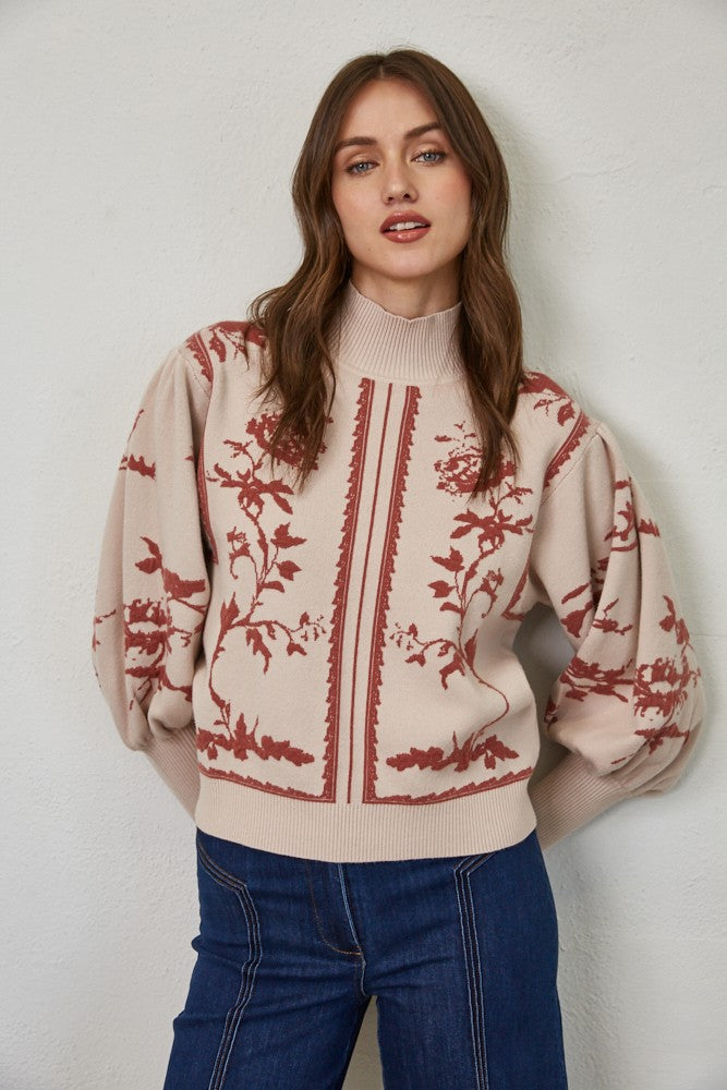 The Robyns Sweater in Mauve