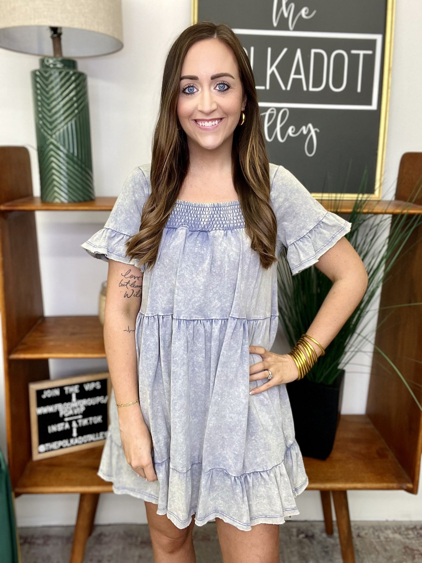 The Washed Denim Dress - All Sizes