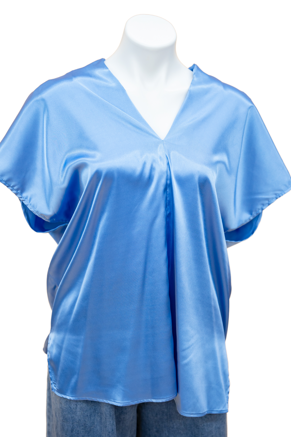 The Solid Satin V Top-3 Colors