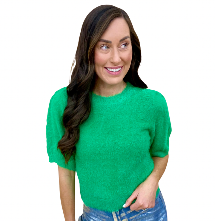 The Macy Sweater in Kiwi