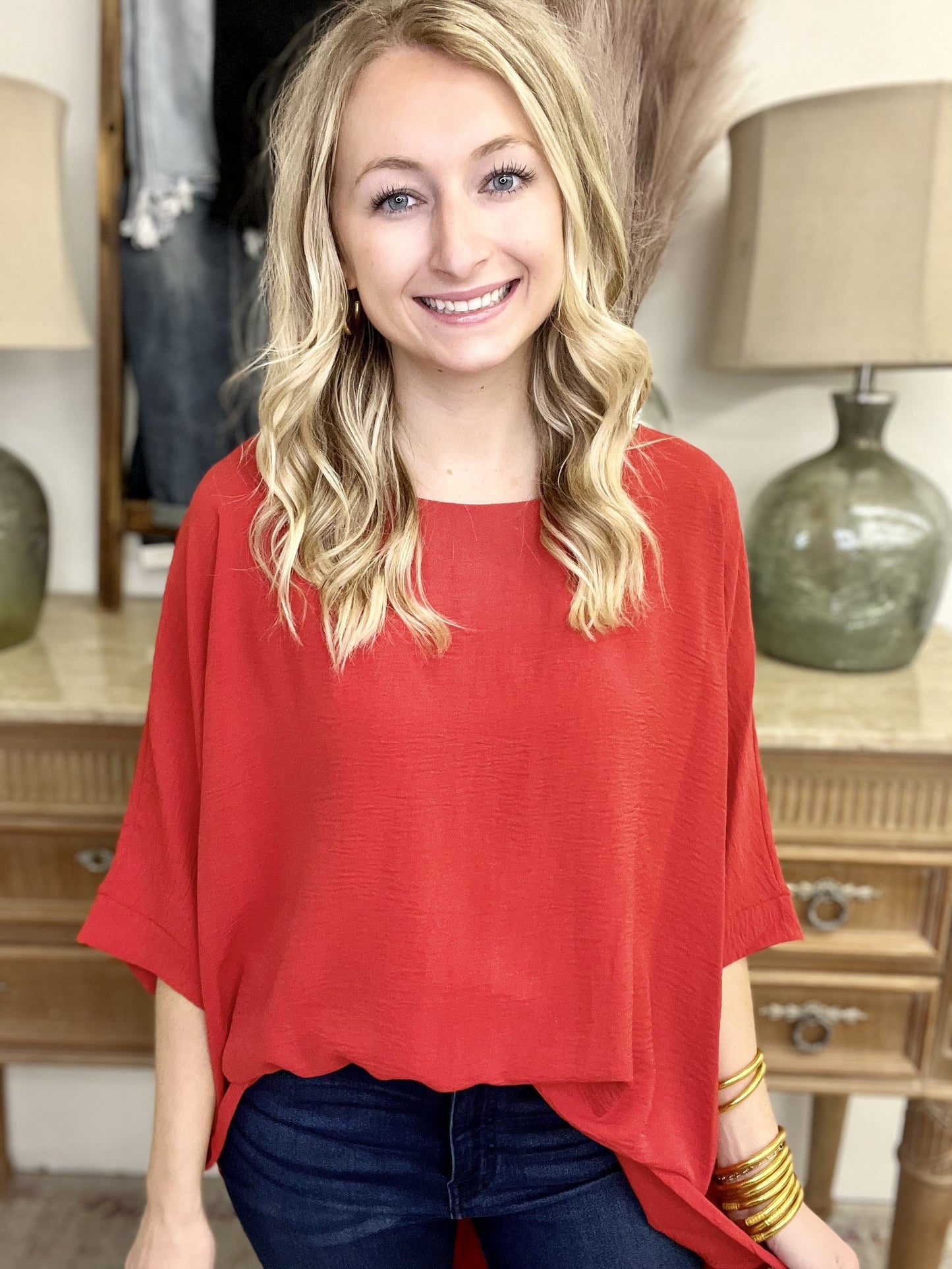 The Solid Adrienne Scoop Poncho - 10 Colors/AS