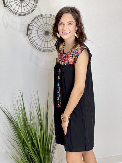 The Floral Fiesta Dress-2 Colors/AS