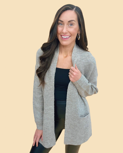 The Buchanan Cardigan in Oatmeal - AS