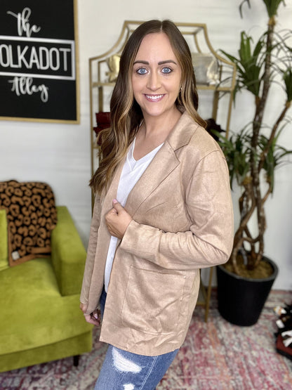 The Microsuede Blazer