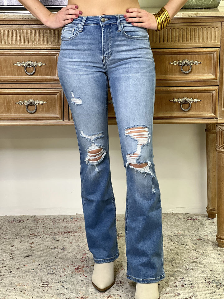 Jelly Distressed Flares