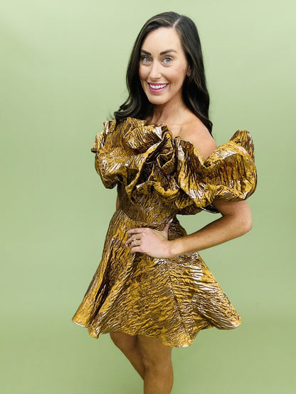 The Bronze Caroline Dress