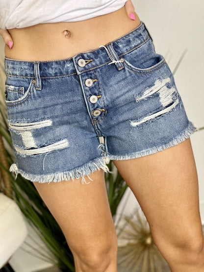 The Trevor Cutoffs in Blue