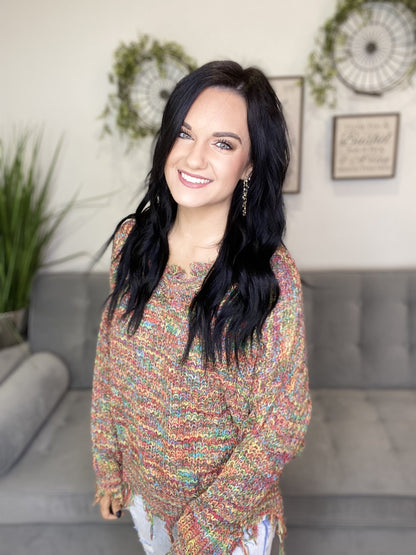 The Retro Fringe Sweater