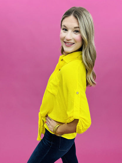 The Geegee Tie Top in 4 Colors/AS