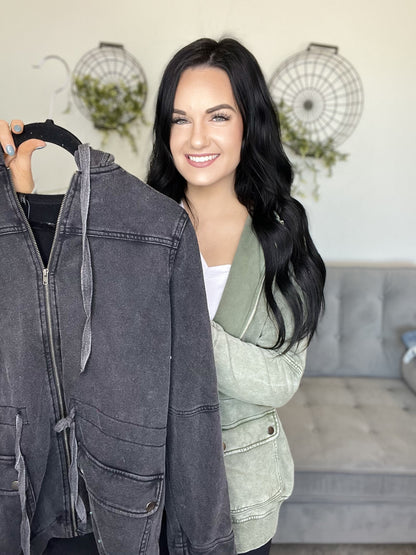 The Terry Cargo Jacket-2 Colors