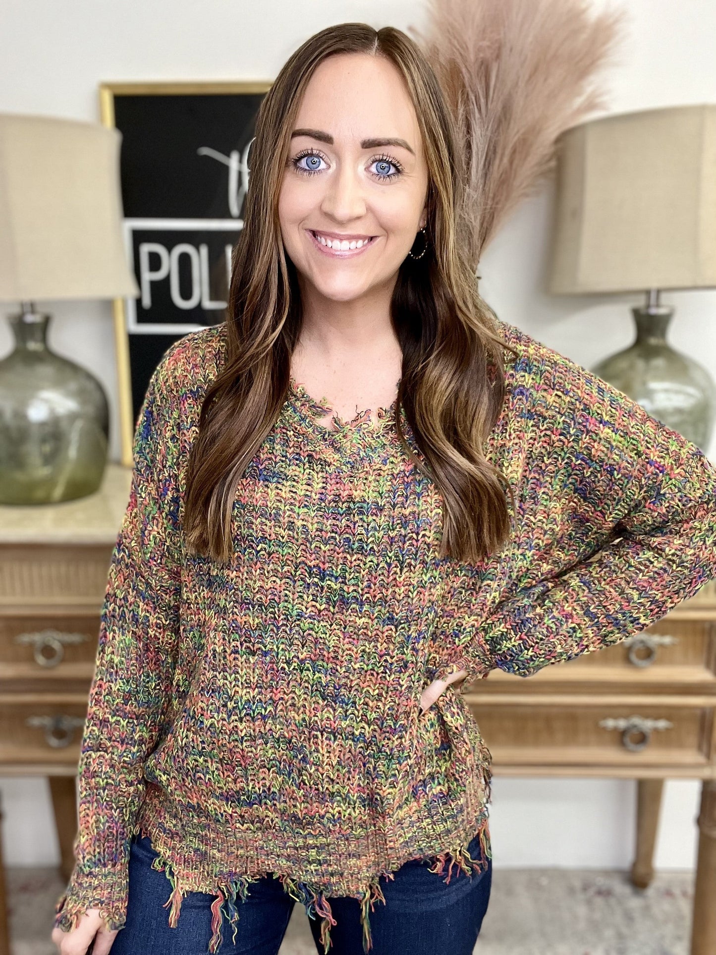 The Moody Fringe Sweater
