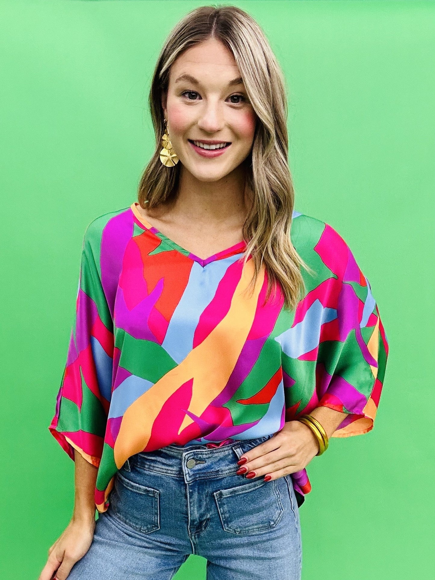 The Showstopper Poncho Top - AS