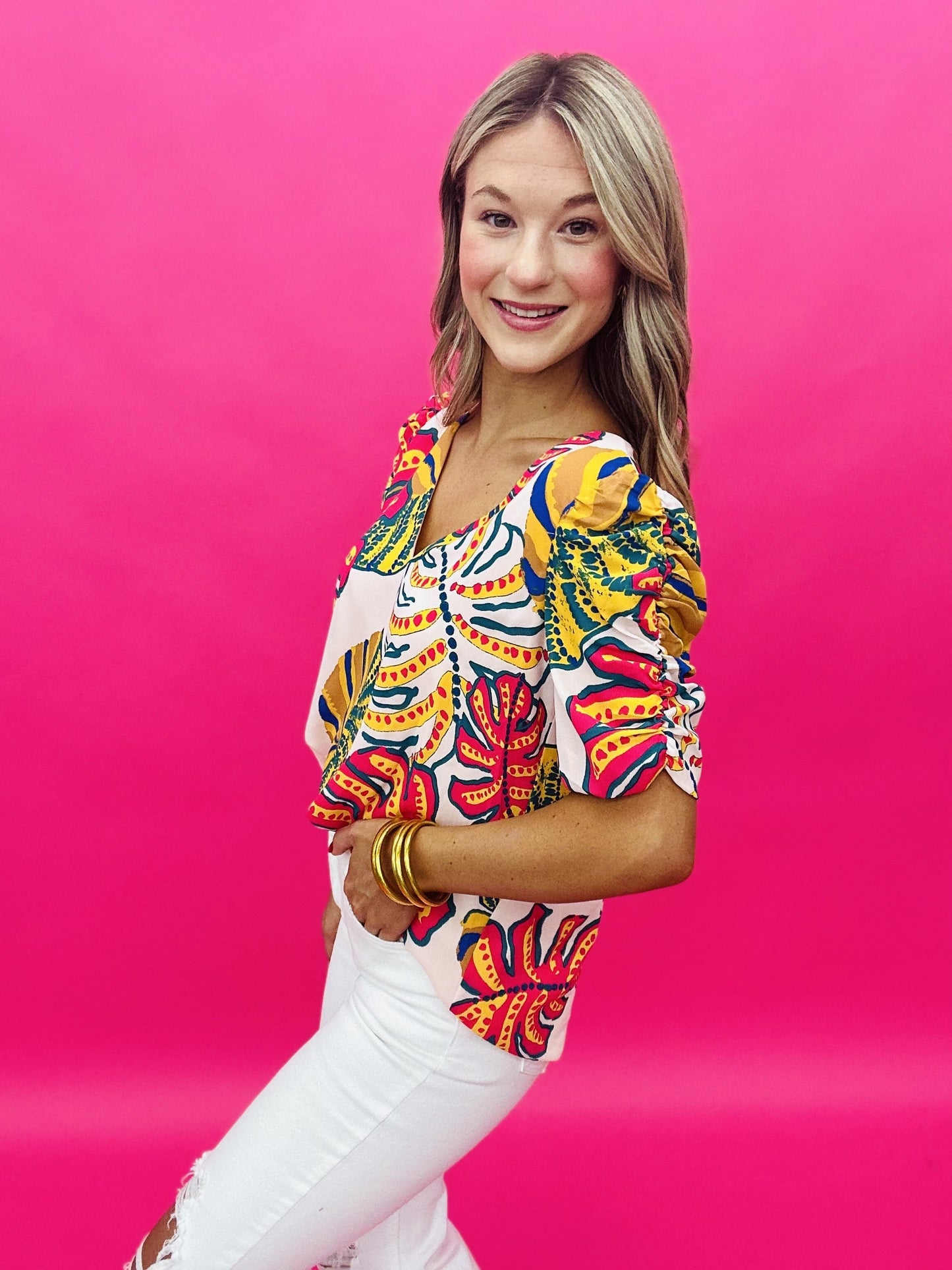 The St. Tropez Ruched Top