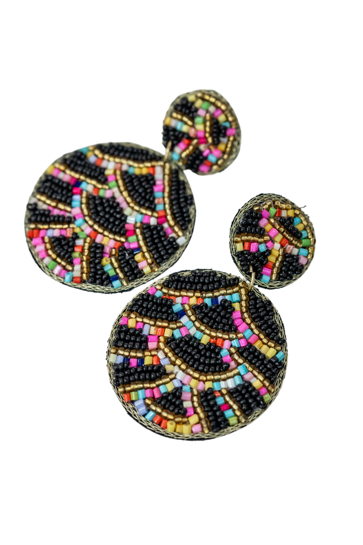 The Beaded Pop Earrings-3 Colors