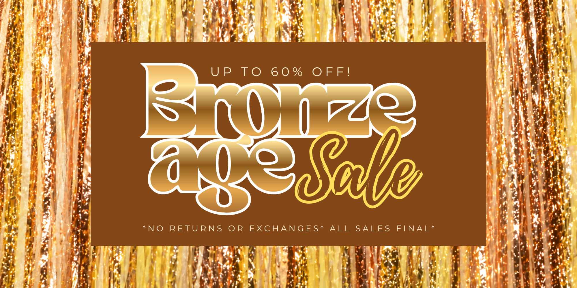 Bronze age sale