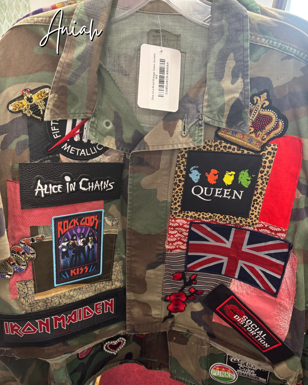 One of a Kind Vintage Camo Jackets