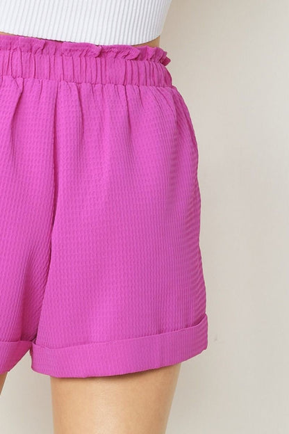 The Entro Waffle Shorts - 4 Colors