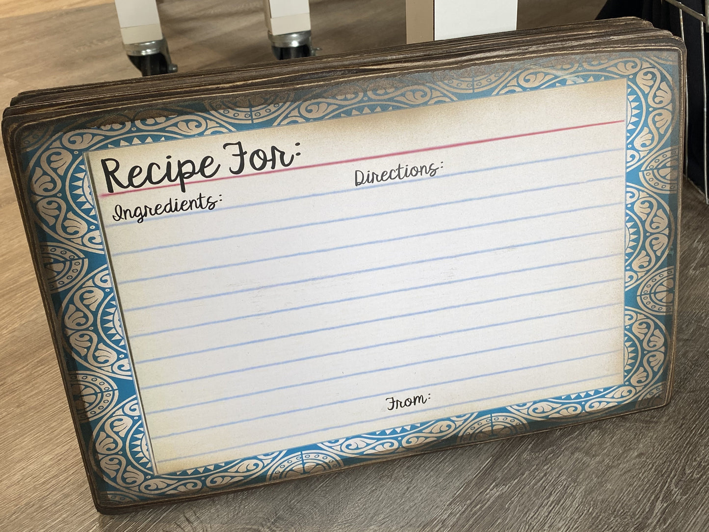Keepsake Recipe Card Boards