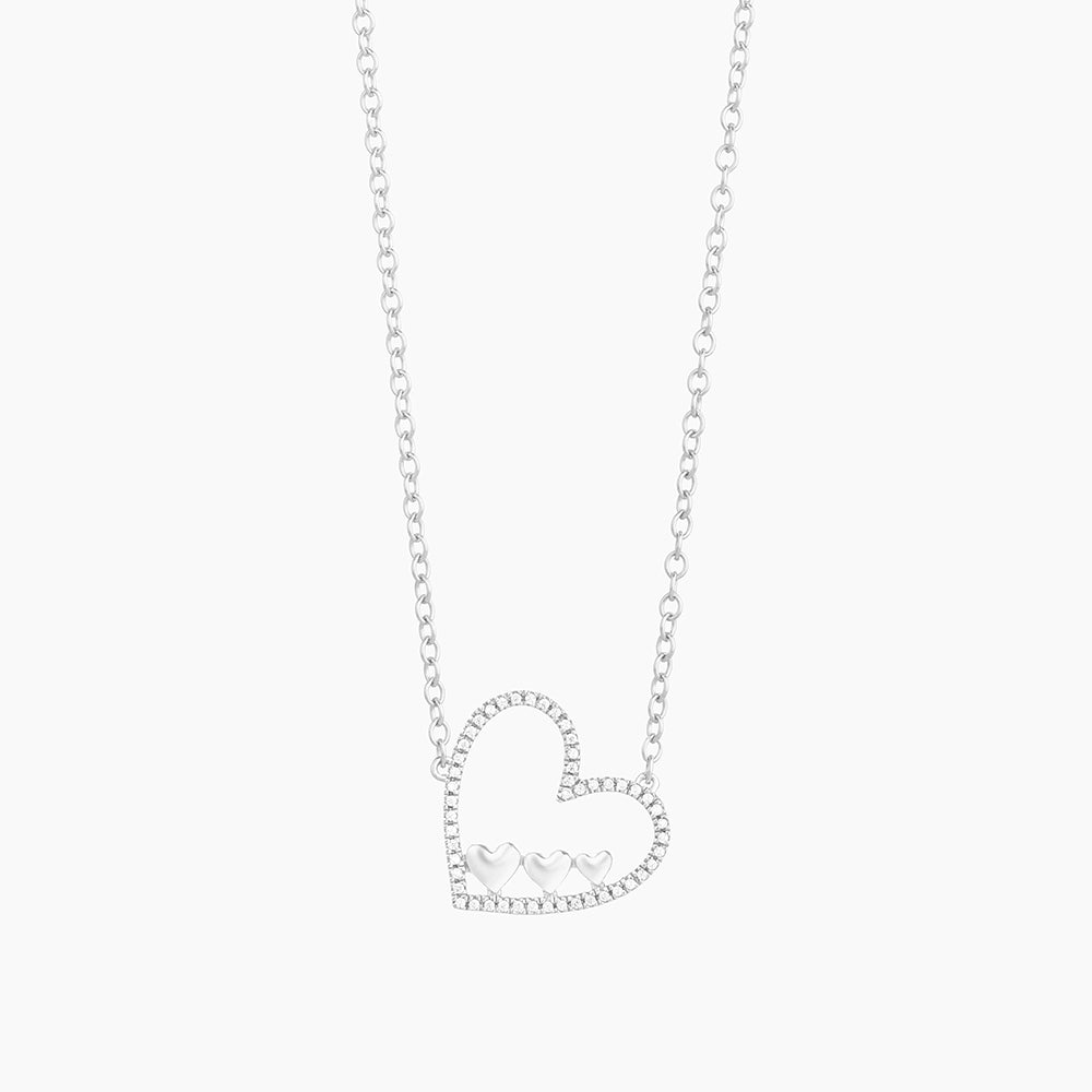 ES Triple The Love Pendant Necklace