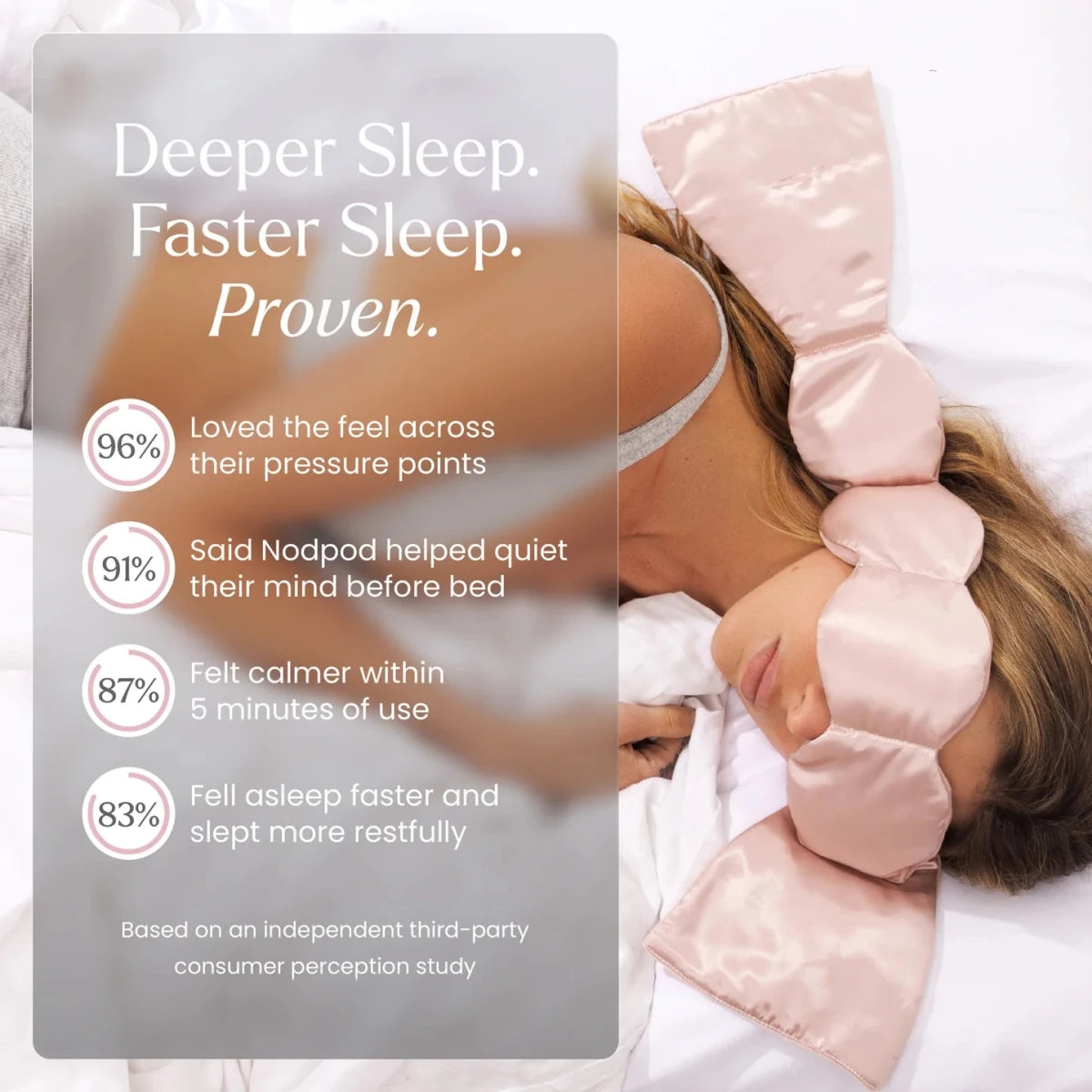 The Nodpod Weighted Silk Sleep Masks
