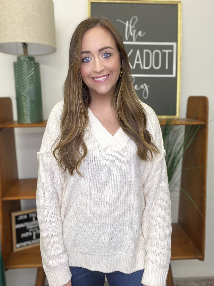 The Wishing Sweater in Cream