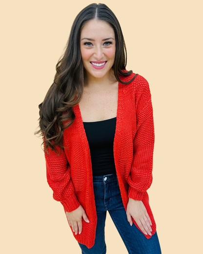 The Bubble Cardigan -  3 Colors