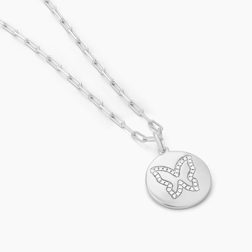 ES Butterfly Kisses Pendant Necklace