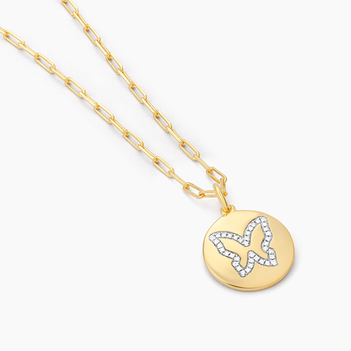 ES Butterfly Kisses Pendant Necklace