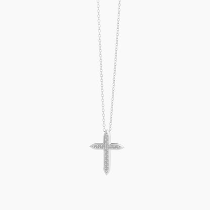ES Belief Cross Pendant Necklace