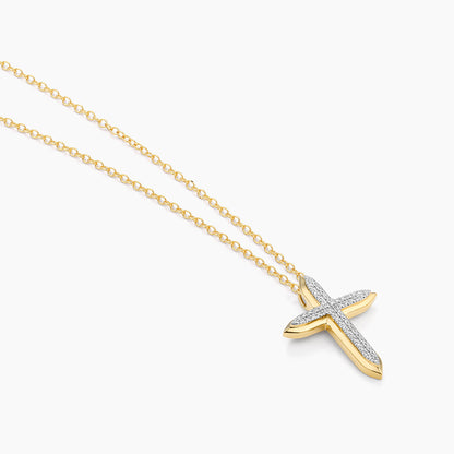 ES Belief Cross Pendant Necklace