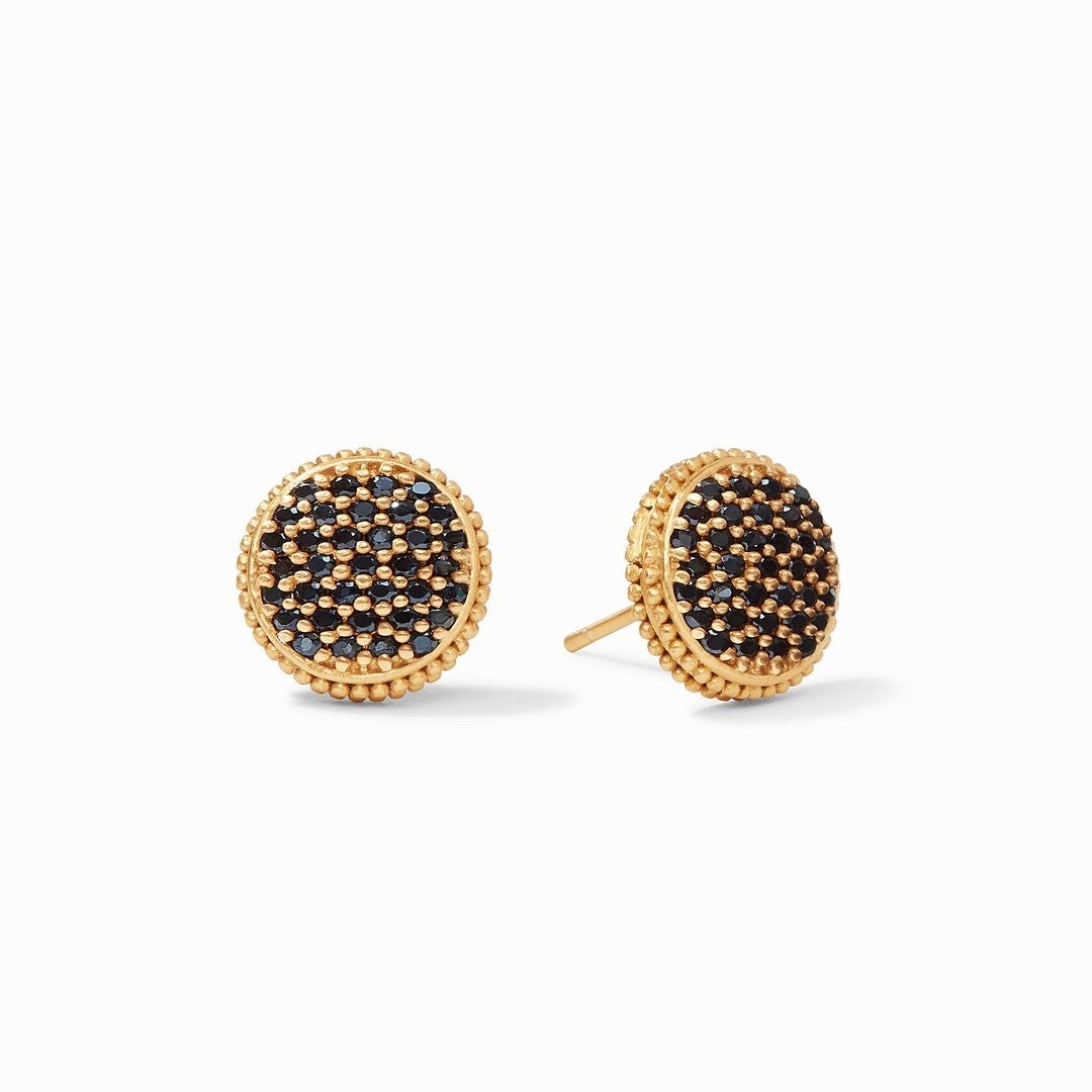JV Fleur-de-Lis Pave Stud