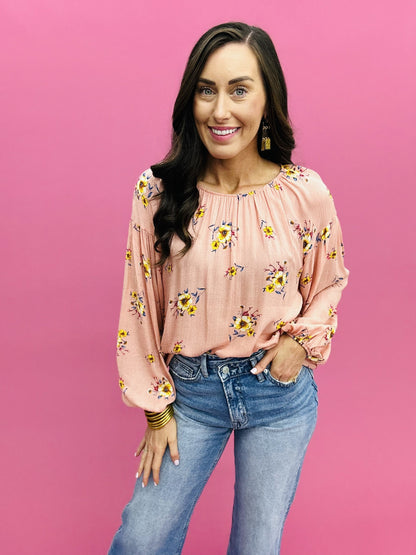 The Wiley Floral Top in 2 Colors