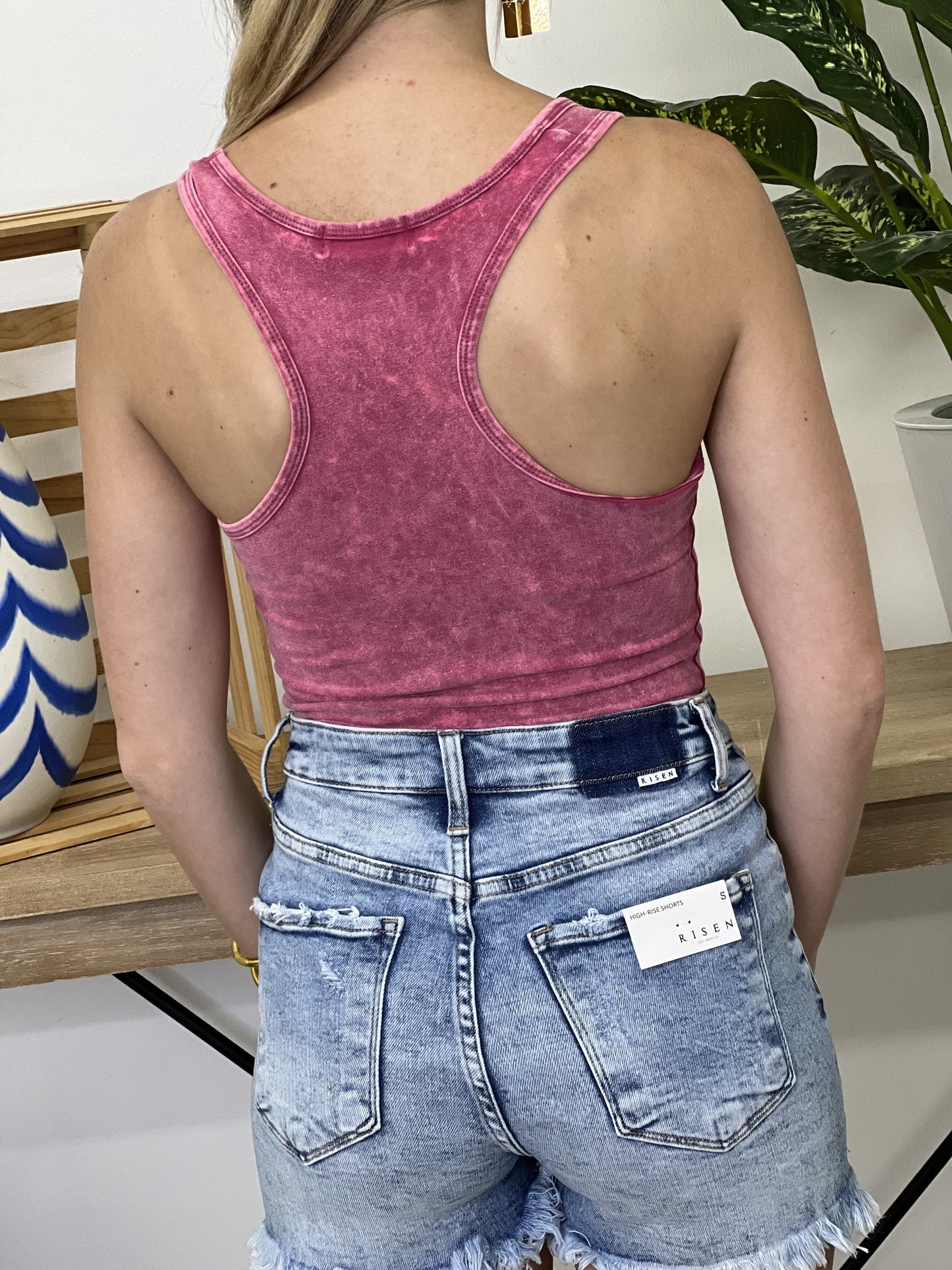 The STEAL Acid Wash Bodysuit-6 Colors