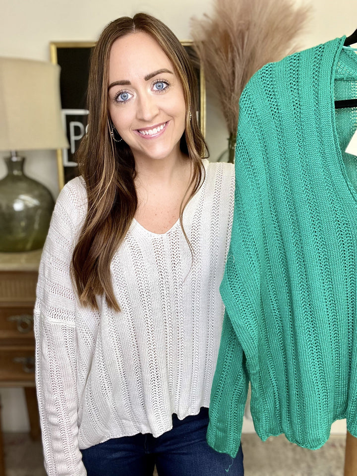 The Slouchy Sweater in 2 Colors